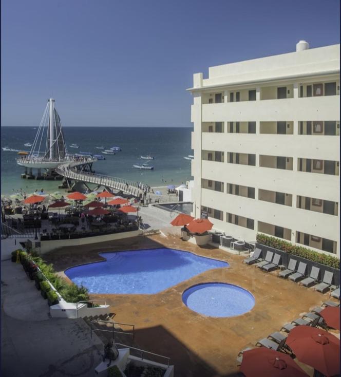 Hotel Delfin Vista Pier Beach Front Puerto Vallarta Bagian luar foto